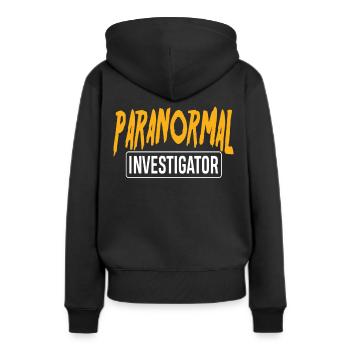 Ghost Hunters - Women’s Premium Organic Hoodie - black - Back - Julia (174cm)
