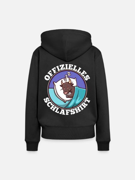 Offizielles schlafshirt Stier - Frauen Premium Bio Hoodie - Schwarz