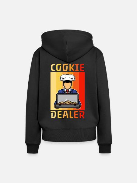 Cookie dealer - Frauen Premium Bio Hoodie - Schwarz
