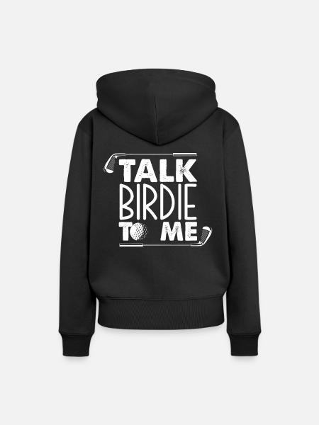 Golf Wortspiel - Frauen Premium Bio Hoodie - Schwarz