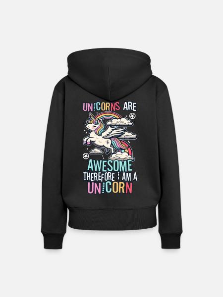 100 jours magiques d'école - Sweat à capuche Premium bio Femme - noir