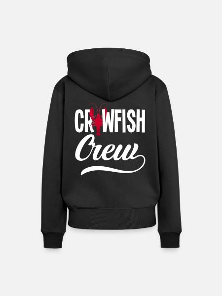 Langusten Team - Frauen Premium Bio Hoodie - Schwarz