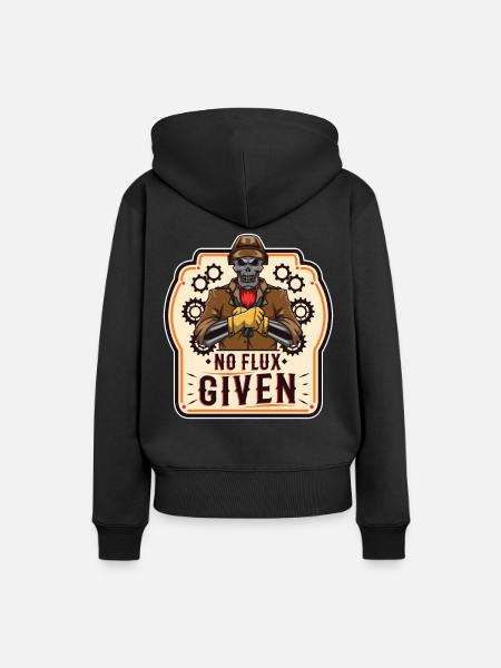 No flux given - Frauen Premium Bio Hoodie - Schwarz
