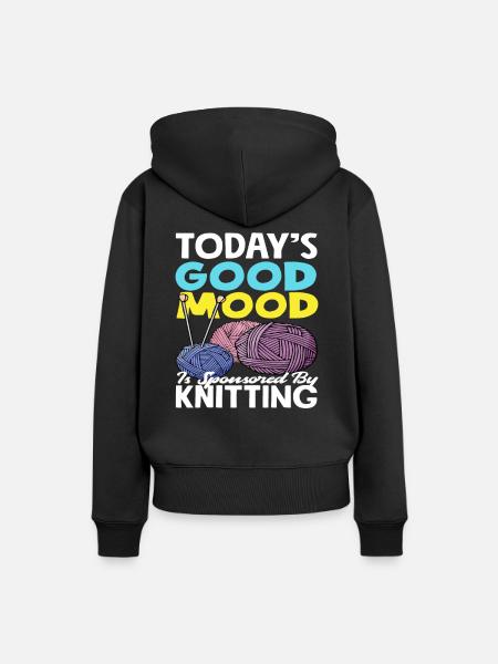Knit - Women’s Premium Organic Hoodie - black