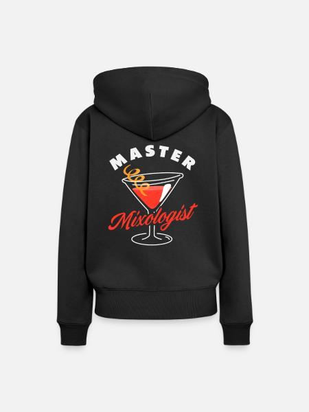 Master Mixologist Barkeeper Kunst - Frauen Premium Bio Hoodie - Schwarz