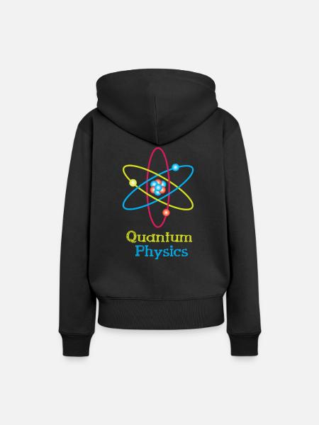 Quantum Physics - Frauen Premium Bio Hoodie - Schwarz
