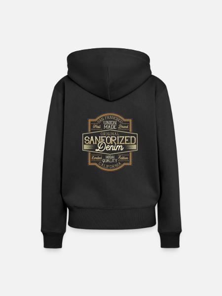 Coole Sprüche - Frauen Premium Bio Hoodie - Schwarz