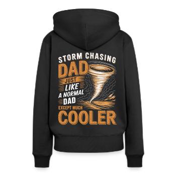 Costume de chasseur de tempête Chasseur de tempête - Sweat à capuche Premium bio Femme - noir - Dos - Julia (174cm)