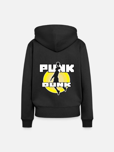 Basketball Spieler Sport Dunk - Frauen Premium Bio Hoodie - Schwarz