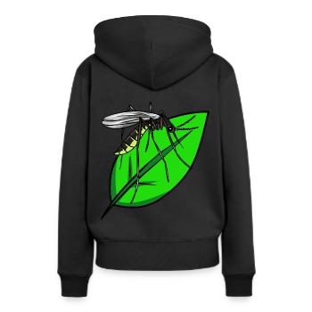 Insekten Mücke Blutsauger Mücken Sommer - Frauen Premium Bio Hoodie - Schwarz - Hinten - Julia (174cm)