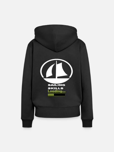 Segler Skills Segelboot - Frauen Premium Bio Hoodie - Schwarz