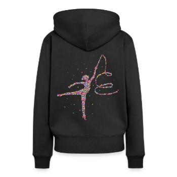 Rhythmic sports gymnastics Floor gymnastics - Women’s Premium Organic Hoodie - black - Back - Julia (174cm)