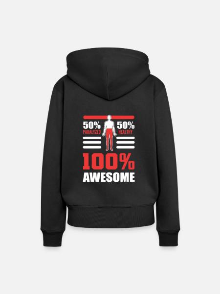 Amputierter Amputation Regierung Prothesen-Bein - Frauen Premium Bio Hoodie - Schwarz