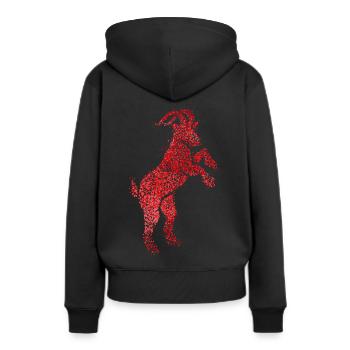 Carnaval Cologne Confetti Kölle Confetti Jeck Narr - Sweat à capuche Premium bio Femme - noir - Dos - Julia (174cm)