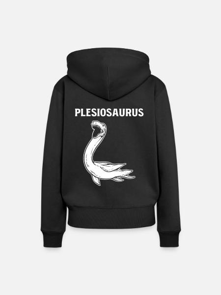 Plesiosaurus Dinosaur - Frauen Premium Bio Hoodie - Schwarz