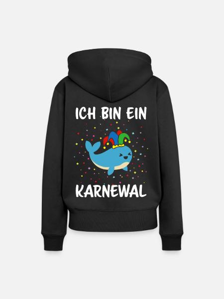 Karneval Fasching Konfetti Kostümersatz Karnewal - Frauen Premium Bio Hoodie - Schwarz