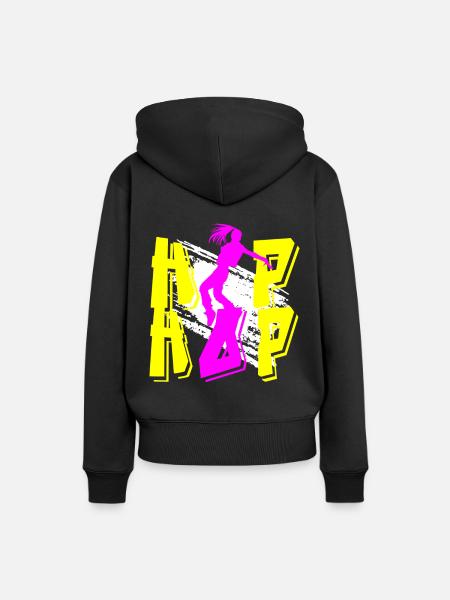 Hip Hop Dance - Frauen Premium Bio Hoodie - Schwarz