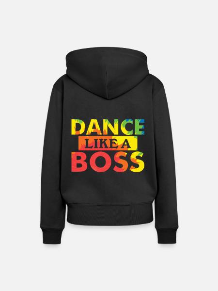 Hip Hop - Frauen Premium Bio Hoodie - Schwarz