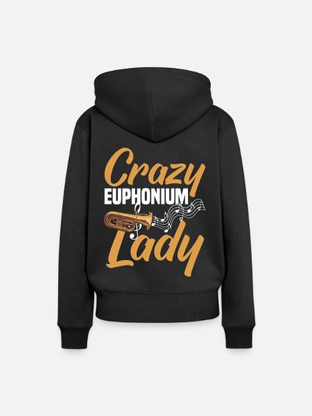 Euphonium Euphoniumspieler Blechbläser Euphonist - Frauen Premium Bio Hoodie - Schwarz