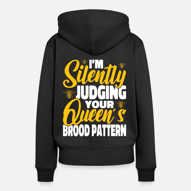 beekeeper beekeeper bees honey bee beekeeping - Women’s Premium Organic Hoodie - black