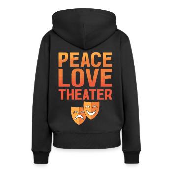 Théâtre Broadway Musical Lovers - Sweat à capuche Premium bio Femme - noir - Dos - Julia (174cm)