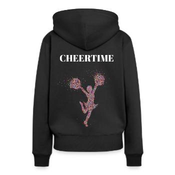 Cheertime Cheerleader Choreography Dancing Dancer - Women’s Premium Organic Hoodie - black - Back - Julia (174cm)
