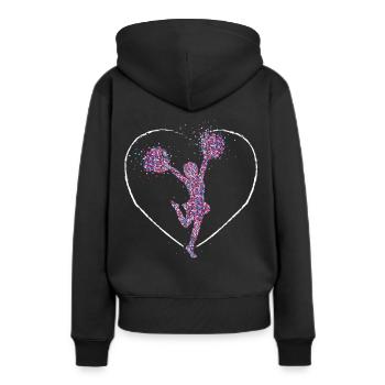 Cheerleader, Choreography, Dancer, Athlete - Women’s Premium Organic Hoodie - black - Back - Julia (174cm)