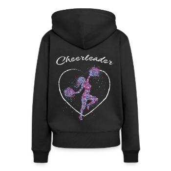 Cheerleader Cheerleading Championship Competition - Women’s Premium Organic Hoodie - black - Back - Julia (174cm)