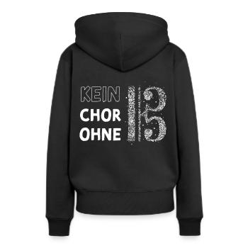 Altschlüssel Alt Chor Sängerin Singen Musikerin - Frauen Premium Bio Hoodie - Schwarz - Hinten - Julia (174cm)