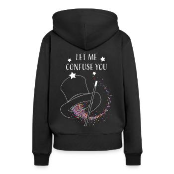 Magic Hat Magic Tricks Carte Magic Magic Show - Sweat à capuche Premium bio Femme - noir - Dos - Julia (174cm)