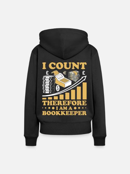Buchhaltung Finanzbuchhalter Buchhalter Beruf - Frauen Premium Bio Hoodie - Schwarz