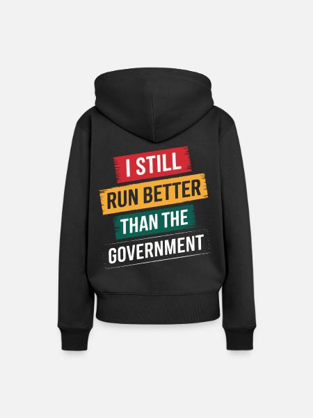 Amputation Behinderung - Frauen Premium Bio Hoodie - Schwarz