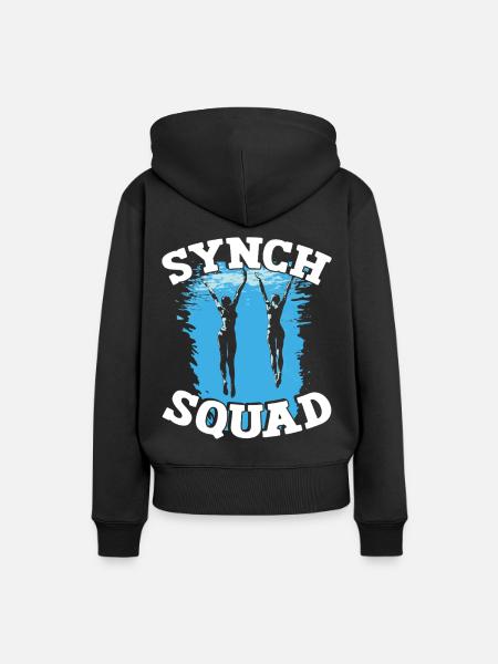 Synchronschwimmen Synchro Schwimmer - Frauen Premium Bio Hoodie - Schwarz