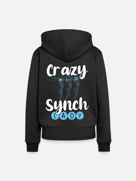 Synchronschwimmen Synchro Schwimmer - Frauen Premium Bio Hoodie - Schwarz