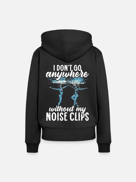Synchronschwimmen Synchro Schwimmer - Frauen Premium Bio Hoodie - Schwarz