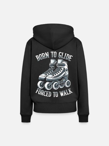 Inline Skating Rollerblading Inline Skates - Frauen Premium Bio Hoodie - Schwarz