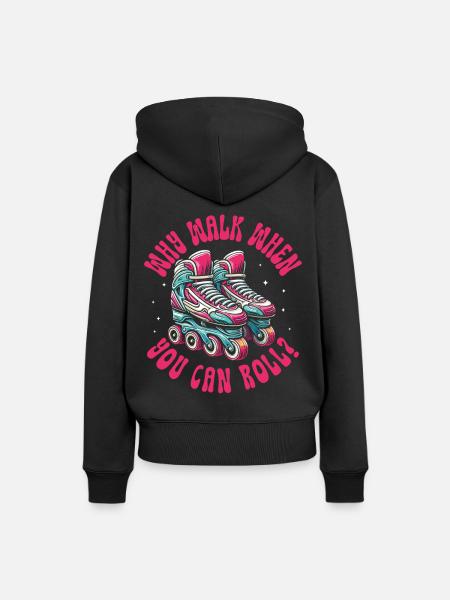 Inline Skating Rollerblading Inline Skates - Frauen Premium Bio Hoodie - Schwarz
