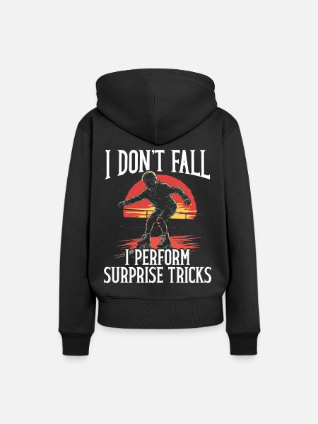 Inline Skating Rollerblading Inline Skates - Frauen Premium Bio Hoodie - Schwarz