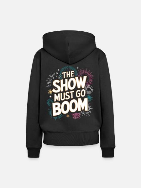 Pyrotechniker Feuerwerk Pyrotechnik - Frauen Premium Bio Hoodie - Schwarz
