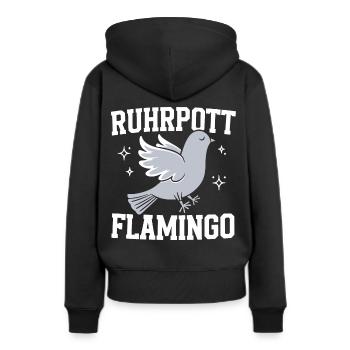 Rhénanie-du-Nord-Westphalie Rhénanie-du-Nord-Westphalie Rhénanie-du-Nord-Westphalie Allemagne Ruhrpott - Sweat à capuche Premium bio Femme - noir - Dos - Julia (174cm)