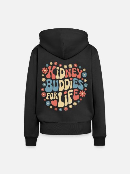 Nierenspender Niere Organspender - Frauen Premium Bio Hoodie - Schwarz