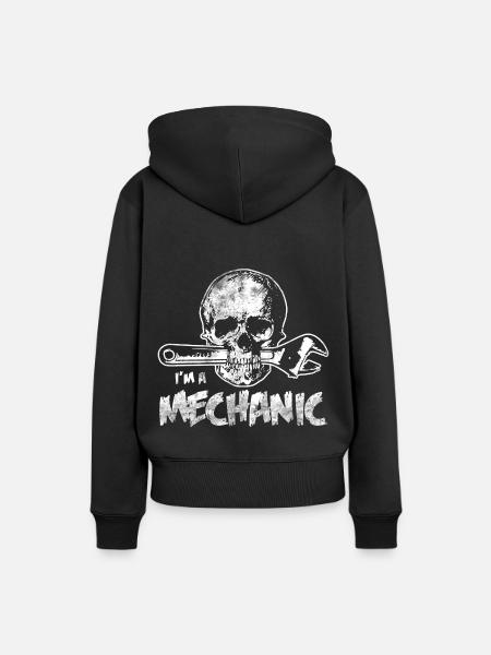 Mechaniker - Frauen Premium Bio Hoodie - Schwarz