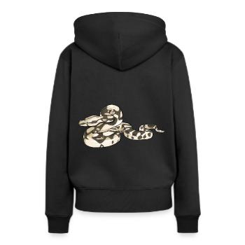 Boa Constrictor I Motif Abgottschlange pour - Sweat à capuche Premium bio Femme - noir - Dos - Julia (174cm)
