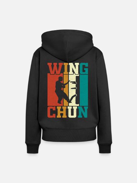 Wing Chun - Frauen Premium Bio Hoodie - Schwarz