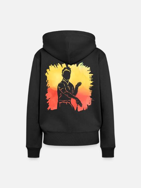 Wing Chun - Frauen Premium Bio Hoodie - Schwarz