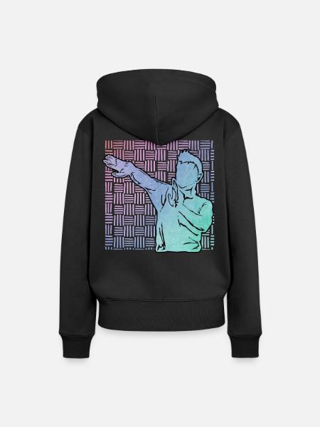 Wing Chun - Frauen Premium Bio Hoodie - Schwarz