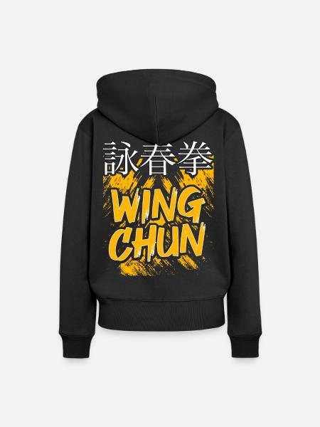 Wing Chun - Frauen Premium Bio Hoodie - Schwarz
