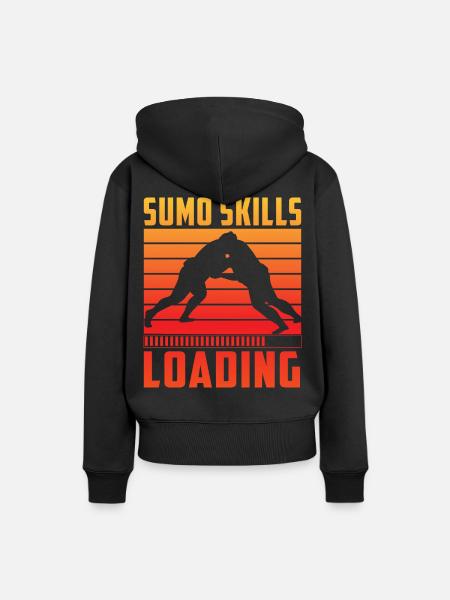 Sumo Skills Loading - Women’s Premium Organic Hoodie - black