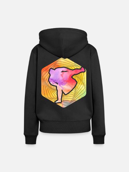 Sumo - Frauen Premium Bio Hoodie - Schwarz
