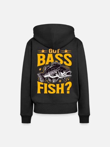 Haben Sie Barschfische? - Frauen Premium Bio Hoodie - Schwarz